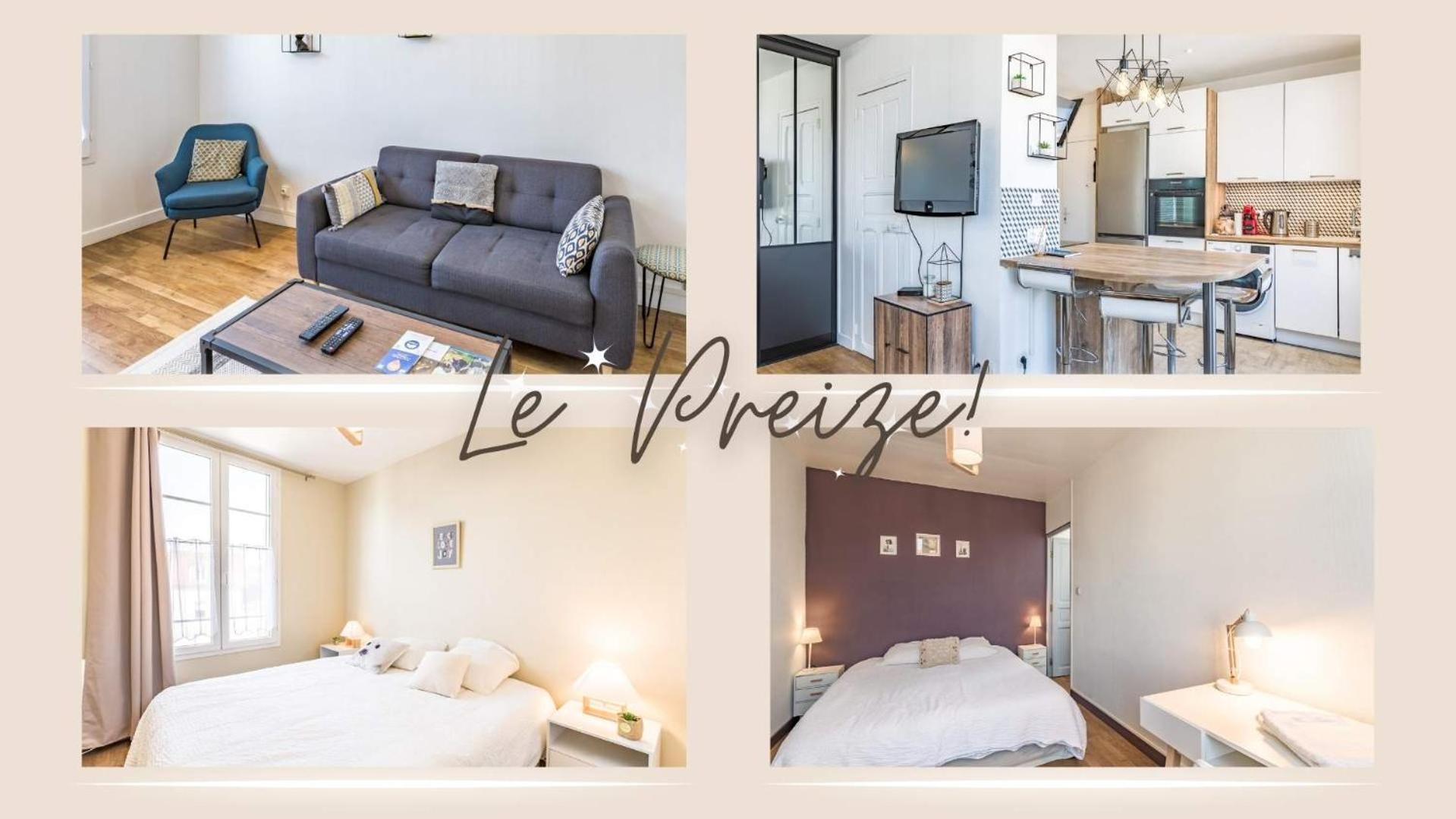 Appartement "Le Preize" - Centre Ville - Garage Prive Troyes Eksteriør bilde